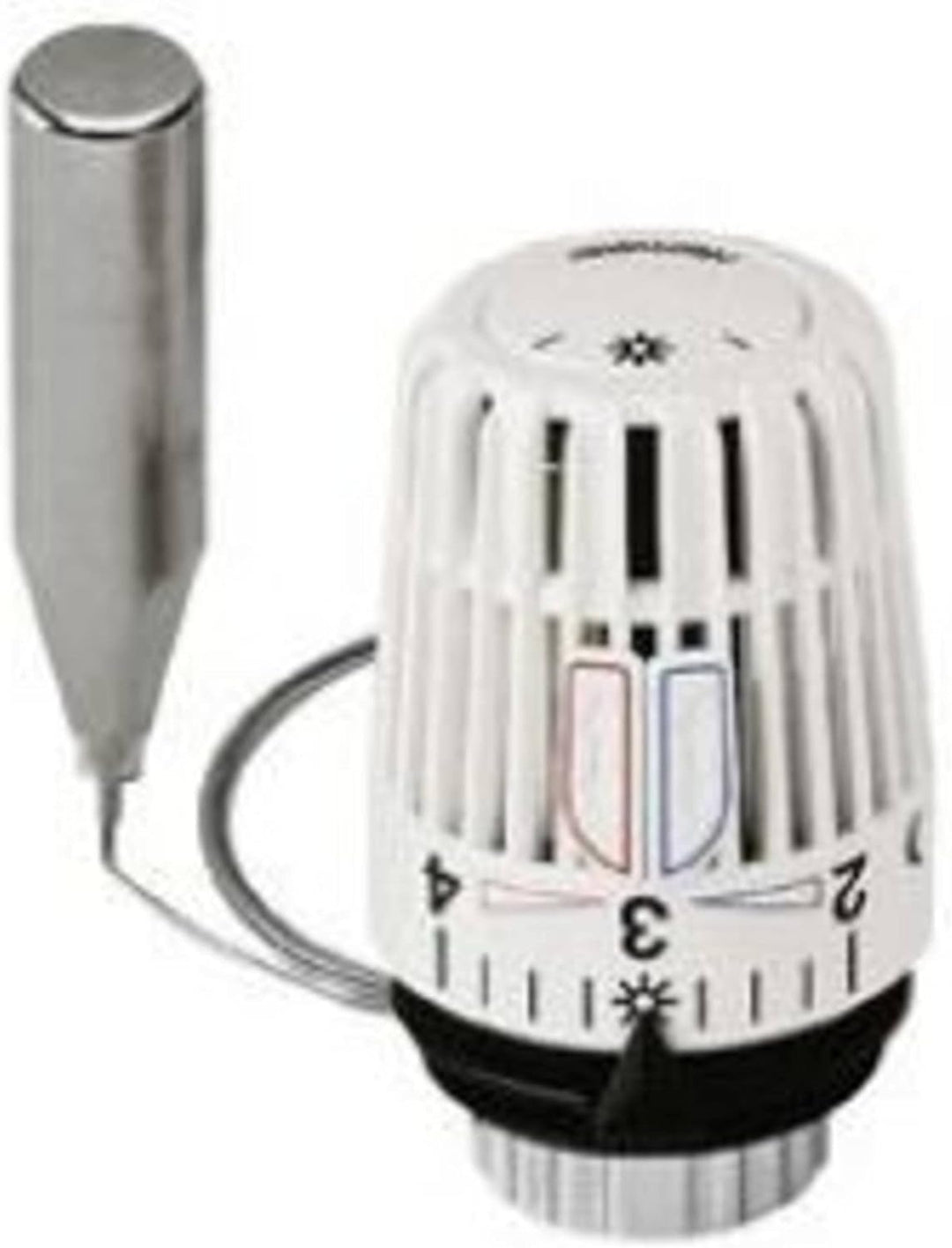 TA Heimeier 6002-00.500 Thermostat-Kopf K mit Fernfühler Standard Kapillarrohr 2 m, Weiss