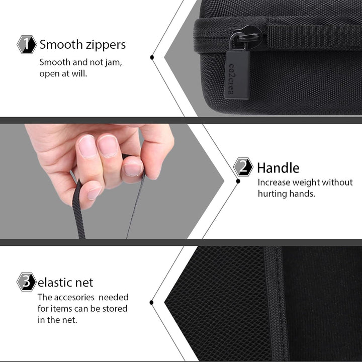 co2CREA Hart Reise Schutz Hülle Etui Tasche für Baseus Power Bank 30000mAh PD 65W Externer Akku Tele