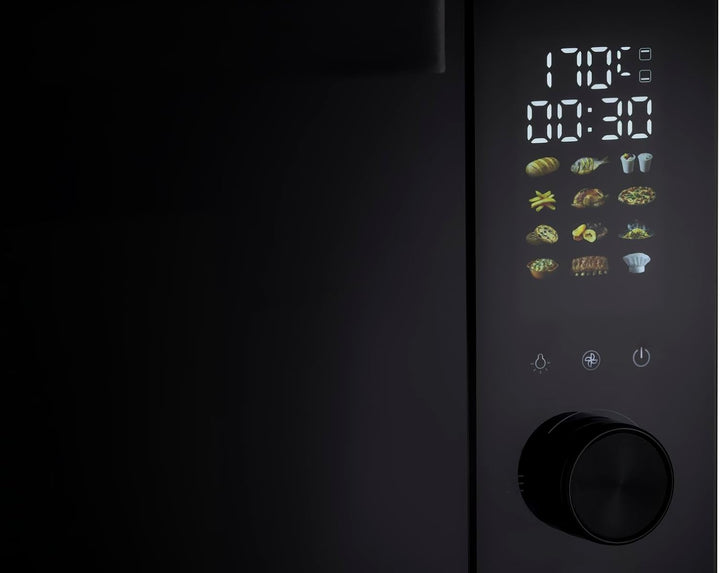 Hisense HOM30AF Mini-Ofen/30 L Kapazität/1800 W Leistung/230° max. Ofentemperatur/Umluftfunktion/Ant