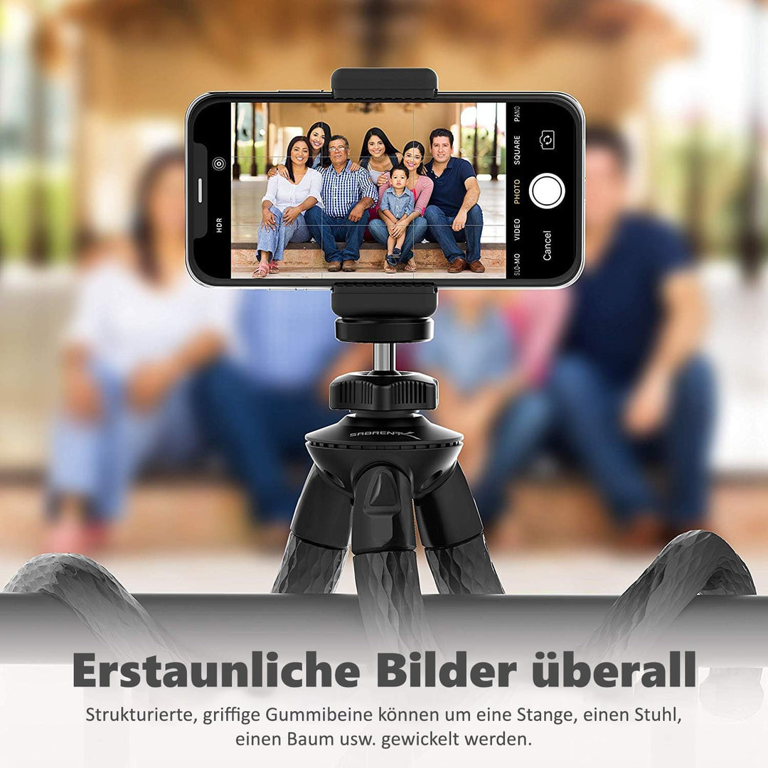 SABRENT Kamera Stativ, Flexibles Kugelkopf-Bundle leichtes Camera Tripod, Aluminium fotostativ für P