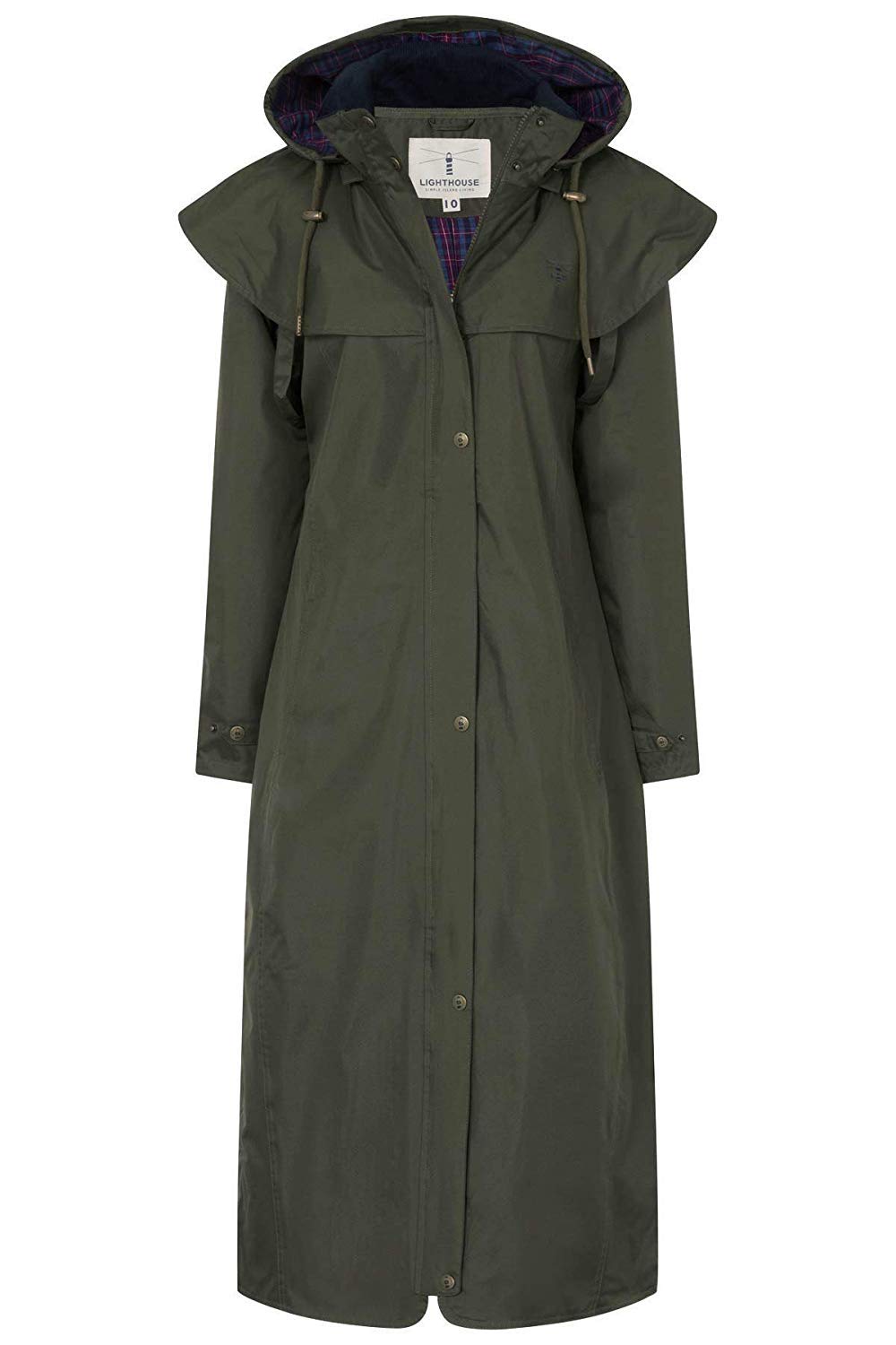 Lighthouse Outback - Damen Regenmantel - lang - wasserdicht 36 Farn, 36 Farn