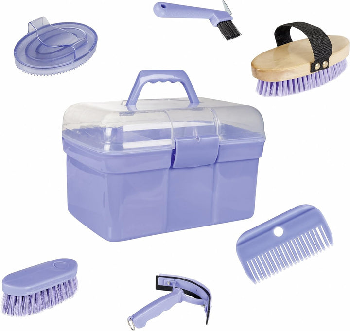 HKM 4057052263019 Putzset-Light, 6 Teilig3500 Lilast Violett, Violett
