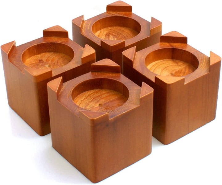 Design61 4er Bett Erhöhung Echt Holz Möbelerhöher Betterhöher Möbelerhöher Betterhöhung Möbelerhöhun