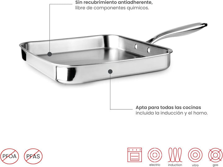 IBILI 653228 Grill, Edelstahl
