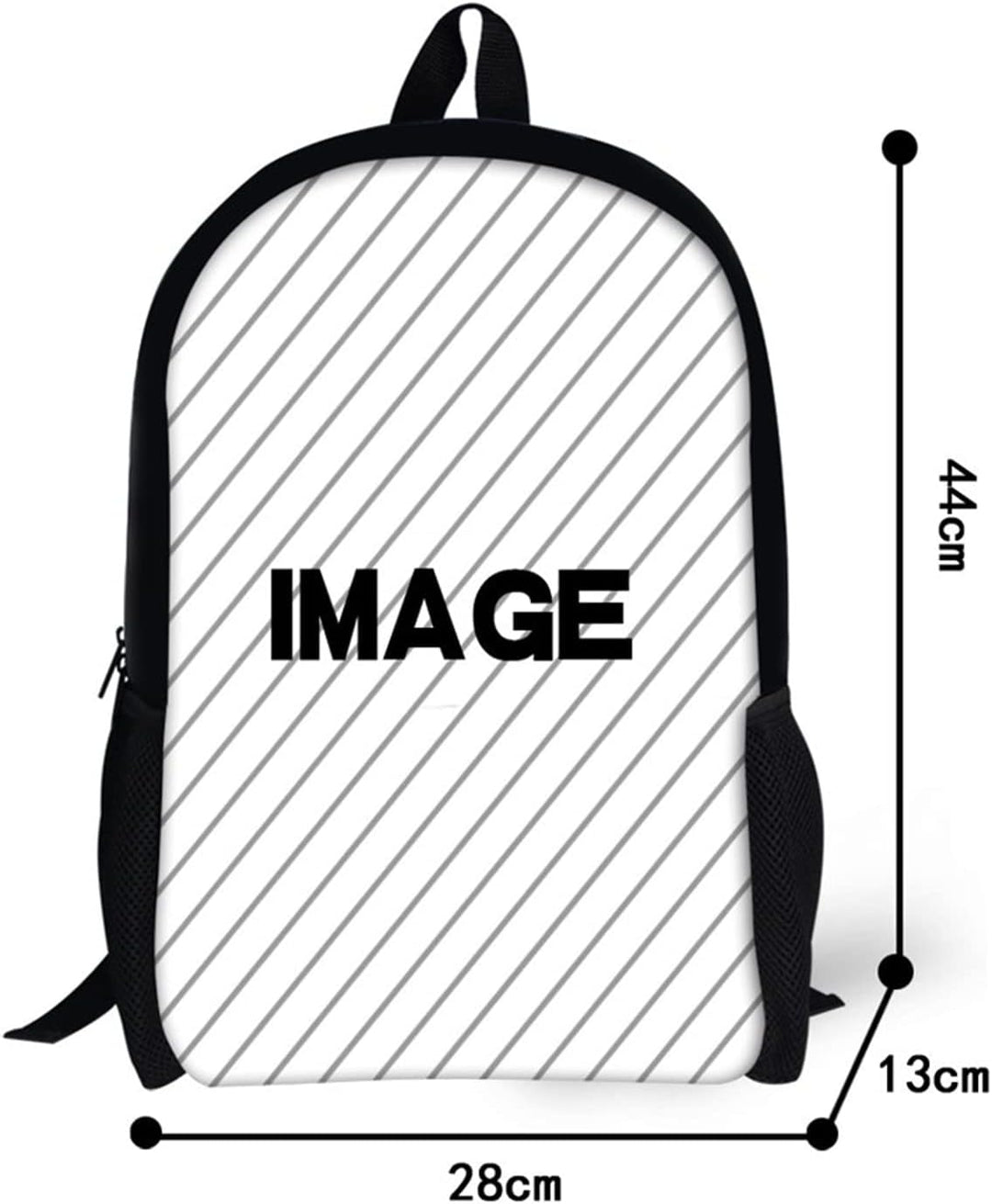 Kuiaobaty Schulrucksack-Set für Kinder, Schulranzen-Set, 4 Stück, Tagesrucksack mit Wasserflaschenbe