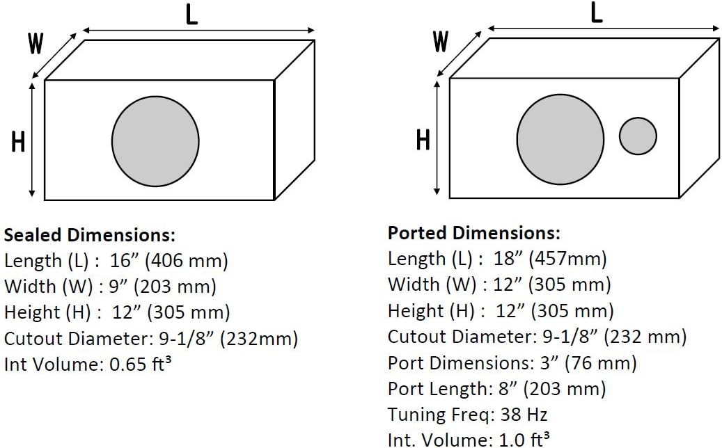 BOSS Audio P106DVC Phantom 10 Zoll Dual Voice Coil 2100 W Subwoofer schwarz