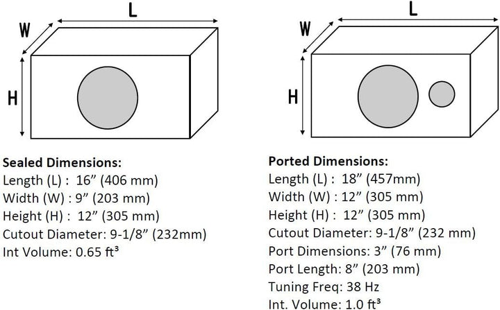 BOSS Audio P106DVC Phantom 10 Zoll Dual Voice Coil 2100 W Subwoofer schwarz