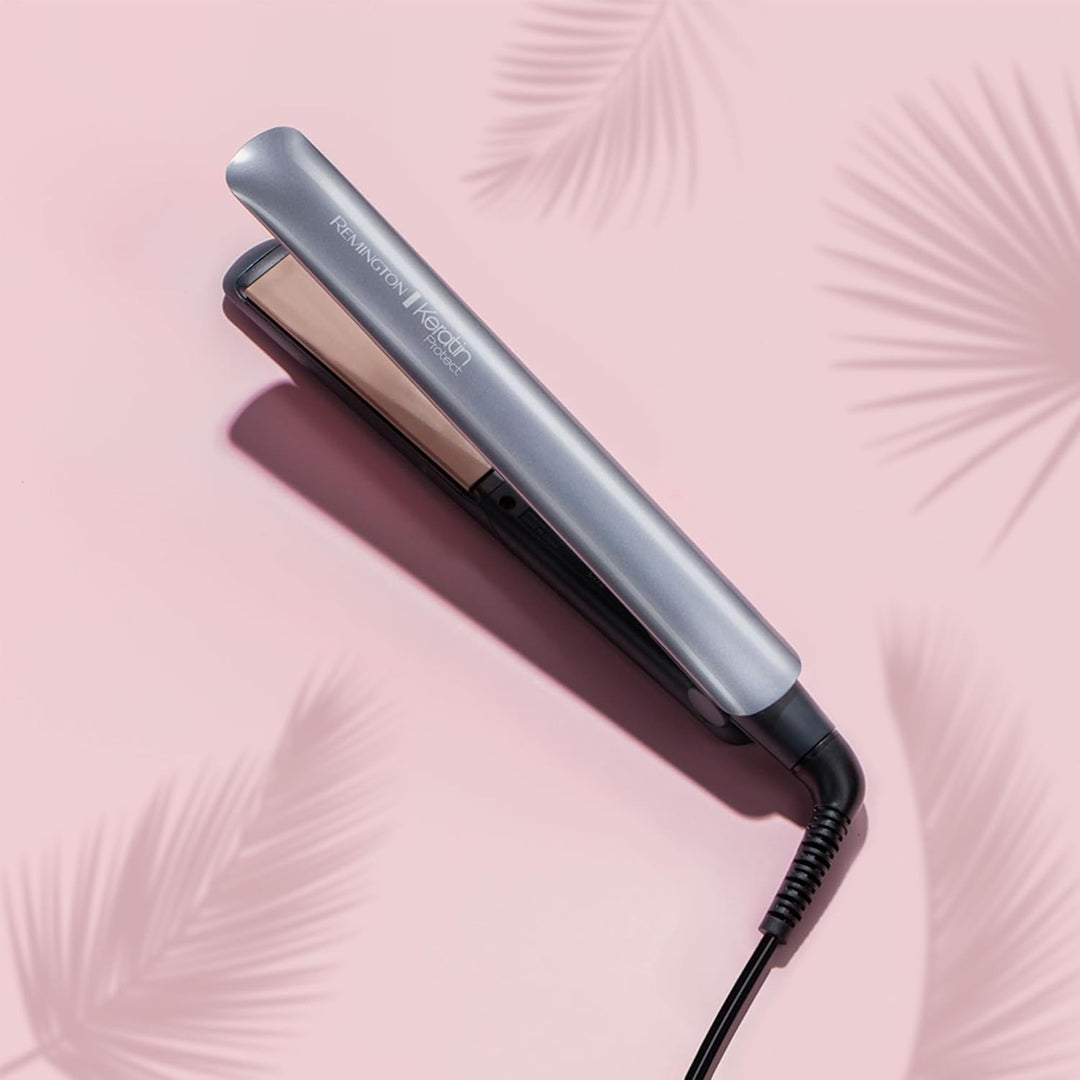 Remington Glätteisen Keratin Protect (patentierter Hitzeschutzsensor für 3x mehr Schutz vor Haarschä