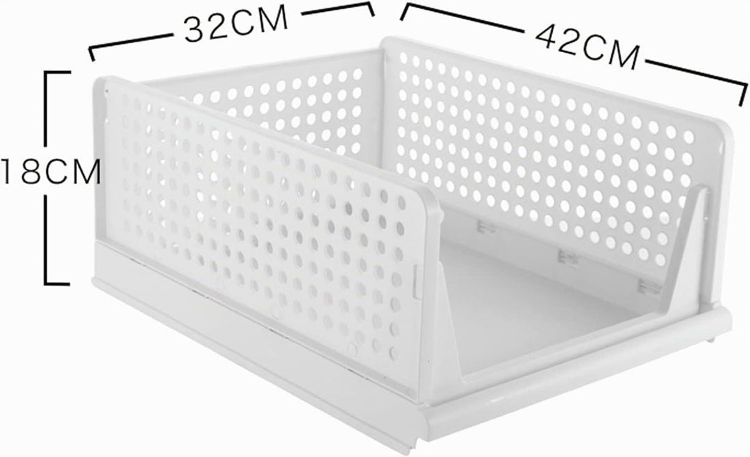 Kleiderschrank-Schubladenboxen, stapelbarer Kleiderschrank-Organizer, faltbare Aufbewahrungsboxen fü