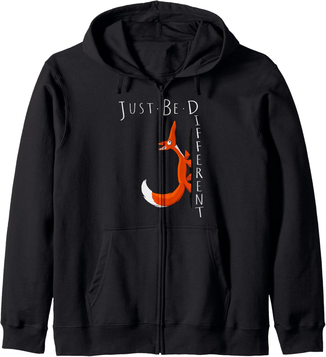 Just Be Different Sei Anders Selbstbewusster Fuchs Kapuzenjacke