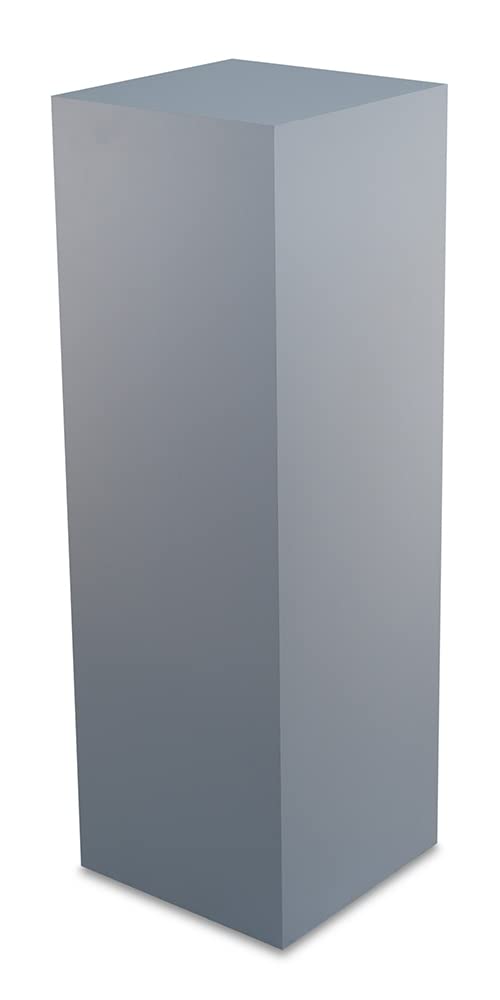 Dekosäule innen/aussen, Säule/Podest/Sockel in 3 Grössen (Seidengrau, Innensäule 80x25x25 cm) Innens