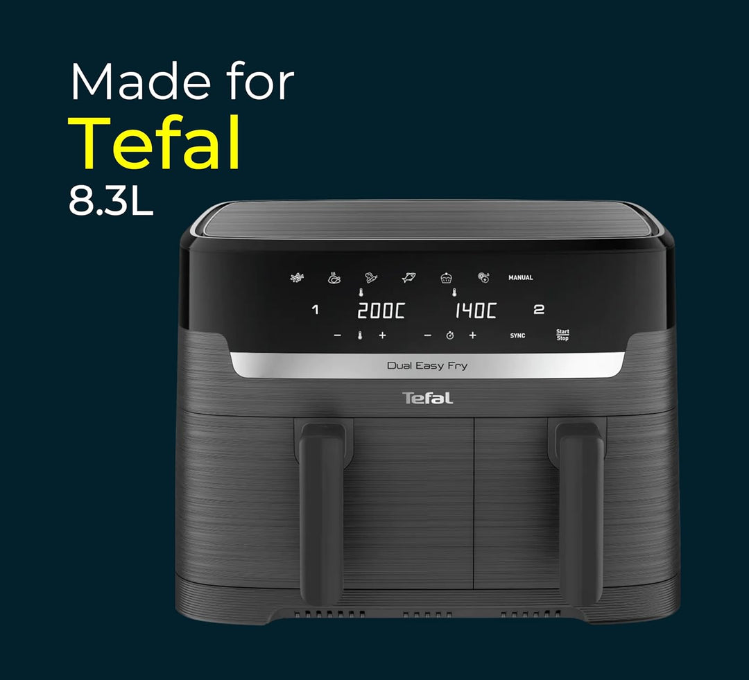 AirFlow Pro™ Tefal Easy Fry 8,3L Silikonform Heissluftfritteuse Zubehör | 2 Stück Silikoneinsatz (2