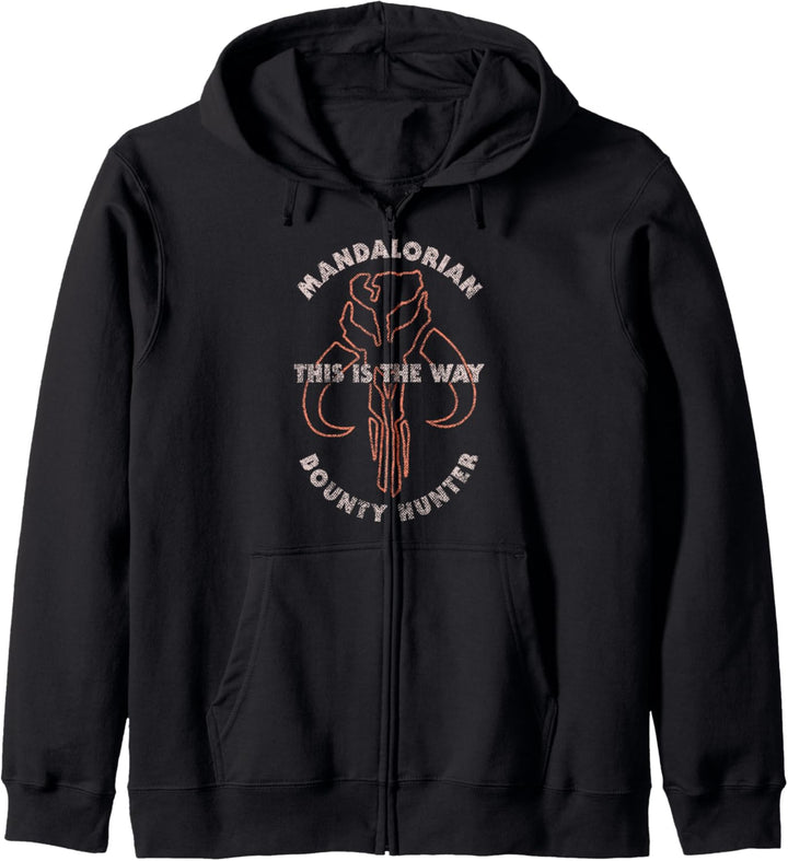 Star Wars Mandalorian Bounty Hunter Mythosaur Skull Kapuzenjacke