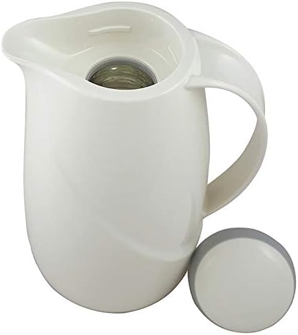 Helios Wave Kunststoff-Isolierkanne, weiss, 1,5 Liter Weiss 1,5 Liter, Weiss 1,5 Liter