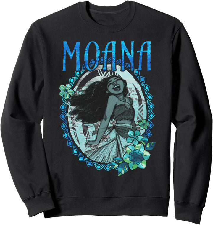Disney Moana Framed Portrait Sketch Sweatshirt