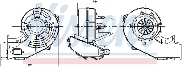 Nissens 87247 Heizung