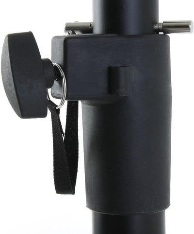 Unbekannt Hall Stands SKDB039 höhenverstellbarer Studio Monitor Ständer schwarz pulverbeschichtet Si