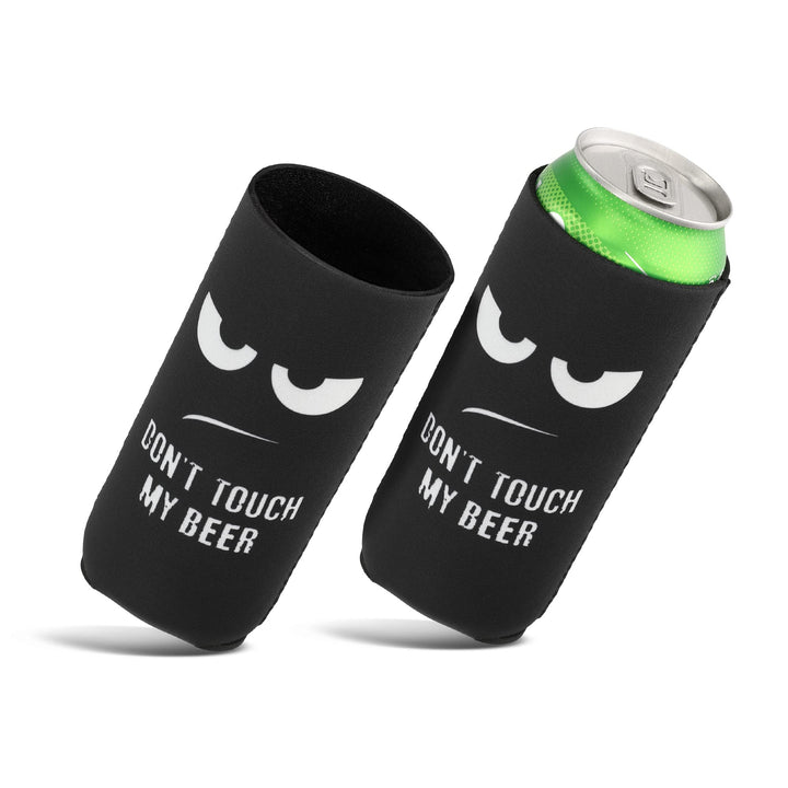 kwmobile 2x 500ml Can Dosenkühler - für Bierdosen und andere Getränkedosen - - Don't touch my beer W