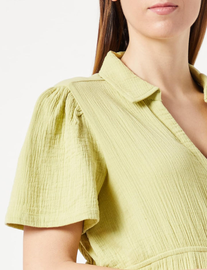 Noppies Damen Dress Batu Nursing Short Sleeve Kleid 34 Nile - N050, 34 Nile - N050