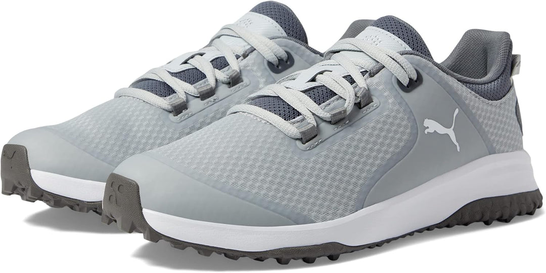 PUMA Herren Fusion Grip Extra Breit Golfschuh 40 EU Flach Hellgrau Puma, 40 EU Flach Hellgrau Puma
