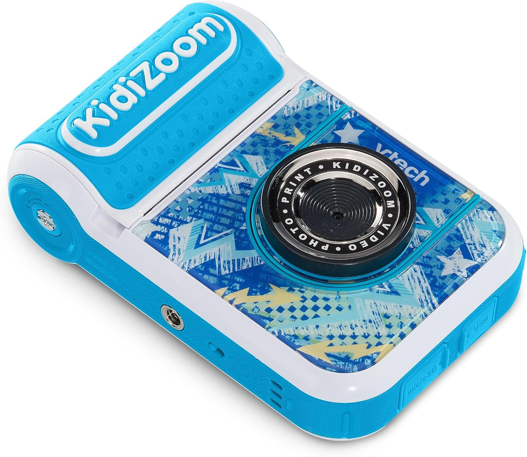 Vtech KidiZoom Print Cam Scrapbook Bundle blau - Kreative Kamera, die Bilder direkt ausdrucken kann