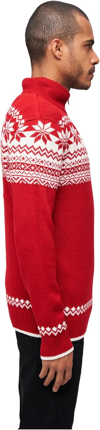 Brandit Herren Troyer Norweger Pullover, S Rot