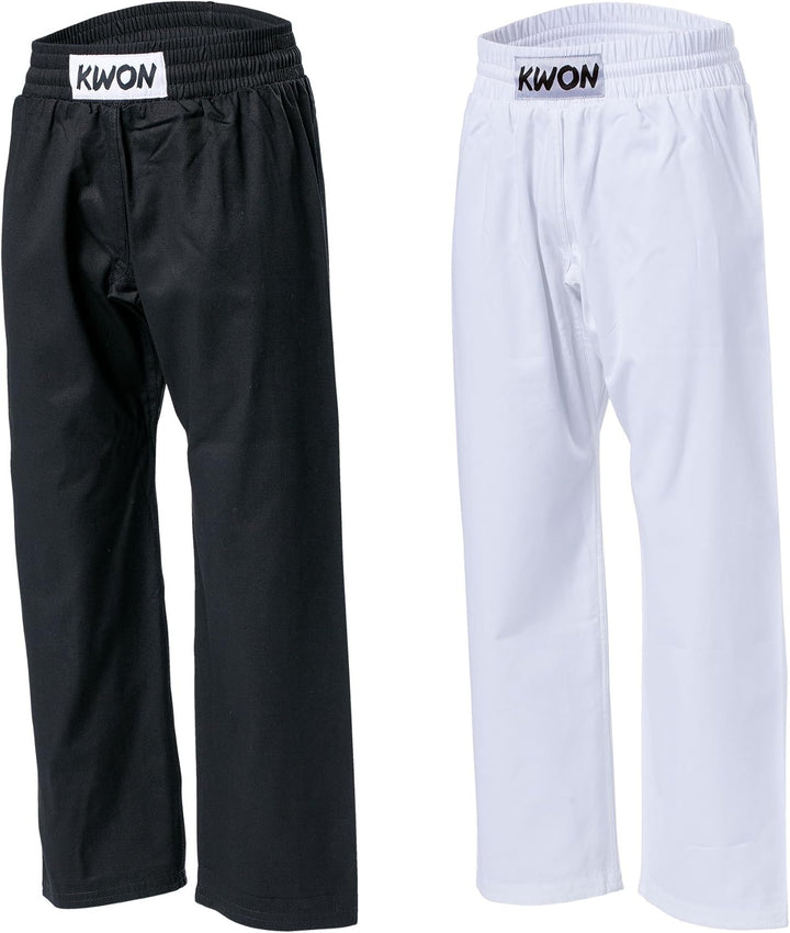 KWON Kick Pant "Boxerbund", Weiss Oder Schwarz Kwon Schwarz 190 cm Schwarz, 190 cm Schwarz