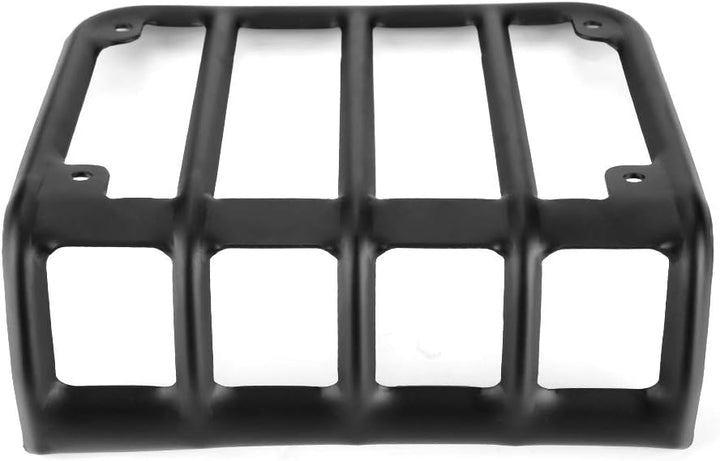 Yctze 1 Paar Rücklicht Lampenabdeckung, Aluminiumlegierung Rücklichter Guard Protector für JK Wrangl