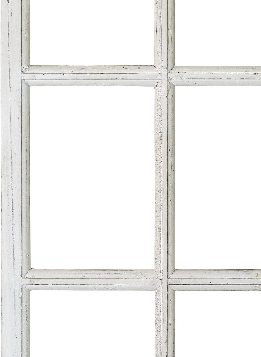 Wandspiegel Deko Vintage Stallfenster im Landhausstil - Boho Deko Fenster - Holz Dekofenster - Hochz