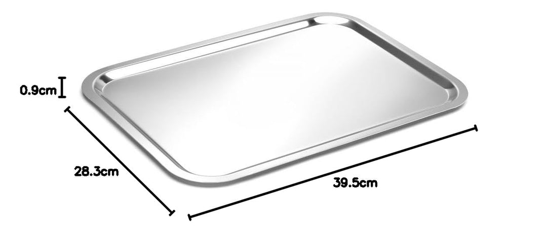 HENDI Servierplatte, Thermo-Tablett 424155, Catering, Sandwichplatte, Kühldisplay-Schale, 395x283mm,