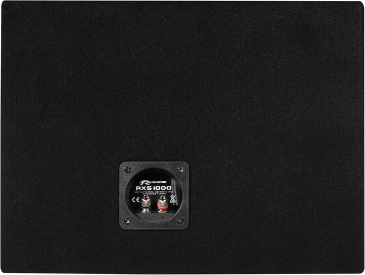 Renegade RXS1000-25 cm (10") Gehäuse-Subwoofer - Single-Kompakt-System mit 400 W max. | Car-HiFi Bas