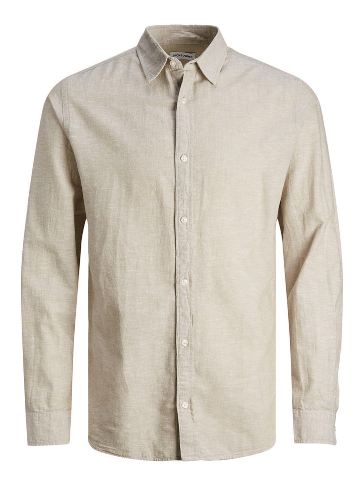 JACK & JONES Boy Oberhemd Oberhemd Junior 128 Crockery, 128 Crockery