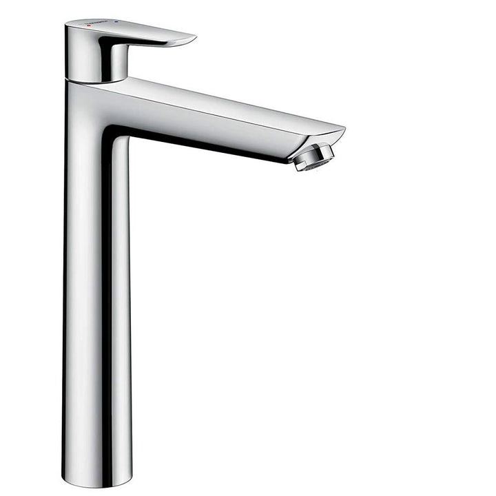 hansgrohe Wasserhahn Talis E (Armatur mit Auslauf Höhe 240mm und Zugstangen-Ablaufgarnitur) Chrom Ch