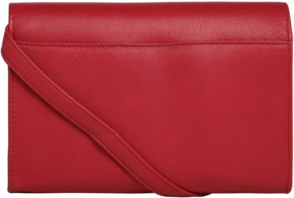 Voi Janice Clutch Tasche Leder 17 cm Rot, Rot