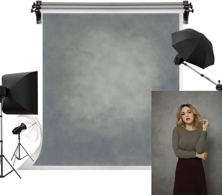 Kate Mikrofaser Fotografie Hintergrund Grau 1.5x2.2m Vintage Hintergrund Fotostudio Abstract Fotobox