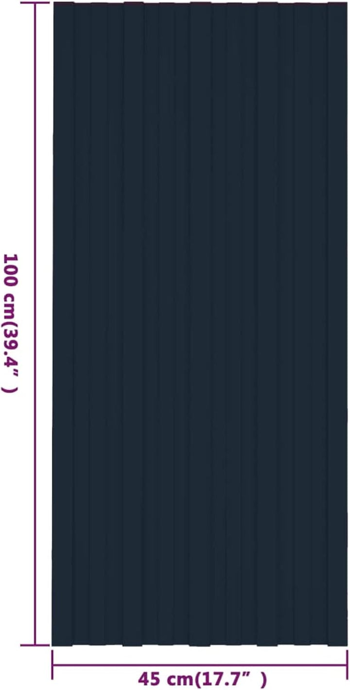 Homgoday Dachpaneele Dachblech Trapezbleche Stahlblech Metallblech Dach Platten Dachblech für Geräte