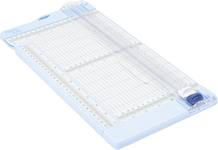 Vaessen Creative Papierschneider mit Falzbrett von 15,2 x 30,5 cm - 2-in-1 Schneidemaschine für Scra