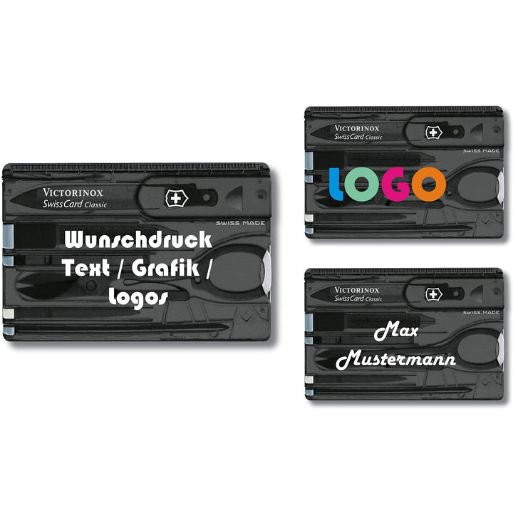 Victorinox Swiss Card Classic mit Wunschdruck I Geschenk für Männer I Geschenke zum Geburtstag I Sch