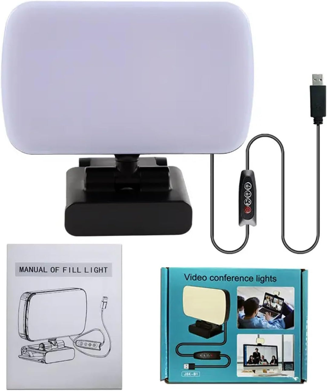120 Lampenperlen Videokonferenz Selfie Licht Plug-in-Typ Einstellbar 3 Farbtemperaturen 10 Helligkei