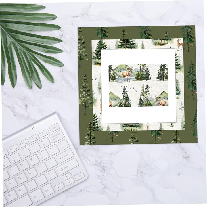 24PCS 12x12 Doppelsieges Weihnachts -Scrapbook -Papier, festliches Thema Karton für DIY -Alben, Zeit