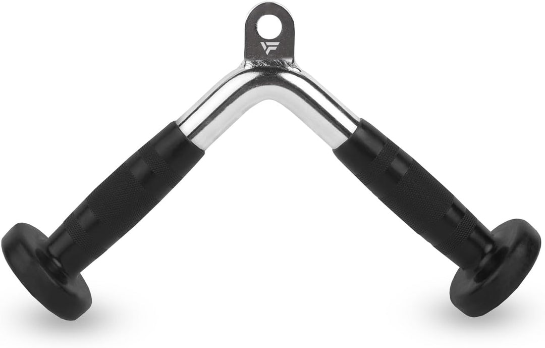 VirtuFit Trizeps Stange - V-Stange - LAT-Pull-Down-Kabelaufsatz, Trizeps-Pressstange, V-förmige Stan