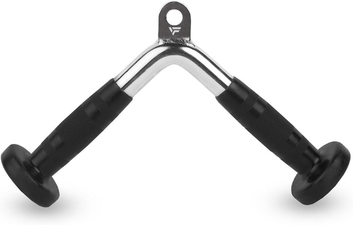 VirtuFit Trizeps Stange - V-Stange - LAT-Pull-Down-Kabelaufsatz, Trizeps-Pressstange, V-förmige Stan