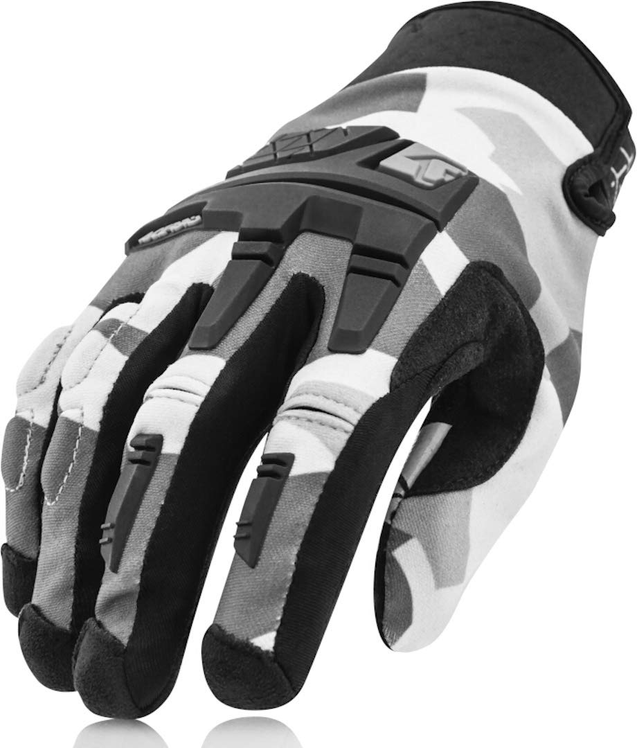 Acerbis X-Enduro Motorradhandschuhe, GRAU/DUNKELGRAU 3XL