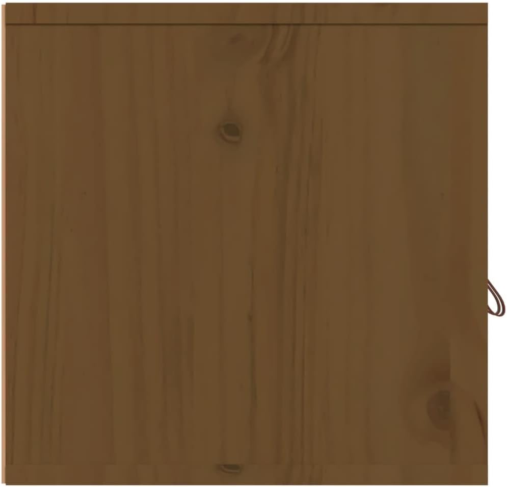 WIFESE 80x30x30 cm Wandschrank TV Schrank mit 2 Offene Fächer Hängeschrank TV Board Hängend Bücherre