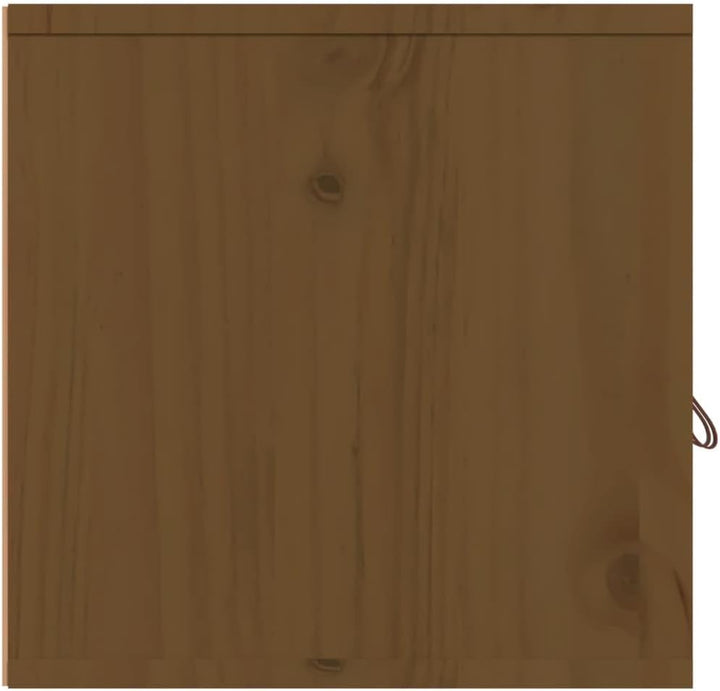 WIFESE 80x30x30 cm Wandschrank TV Schrank mit 2 Offene Fächer Hängeschrank TV Board Hängend Bücherre