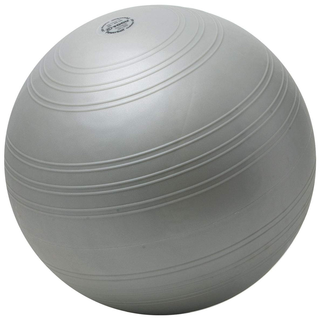 Togu Gymnastikball Powerball Challenge ABS (Berstsicher), silber, 55 - 65 cm