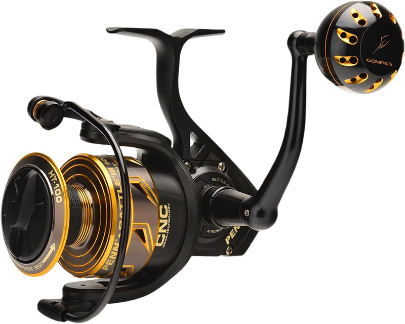 GOMEXUS Power Handle Angelrollengriff für Penn Spinfisher VI VII [SPNF]/ Slammer III IV [SLM]/ Battl