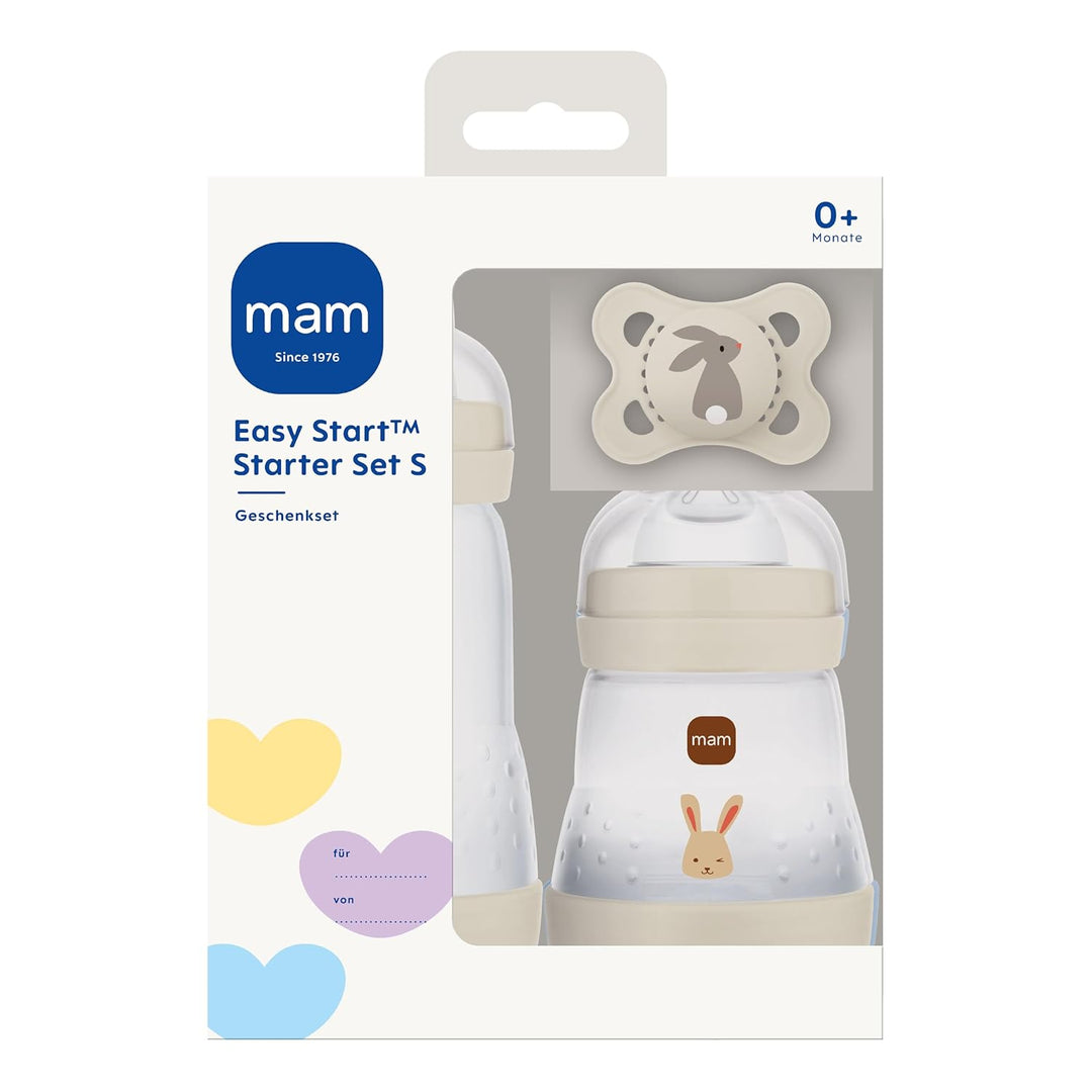 MAM Easy Start Anti-Colic Starter Set S | 0+ Mon | Baby Erstausstattung | 94% Akzeptanz & 96% Hebamm