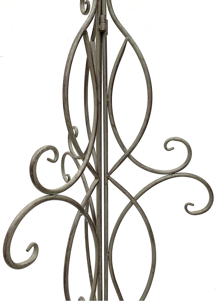 DanDiBo Rankhilfe Metall Rankgitter 125 cm 93998 Kletterhilfe Bodenstecker Blumenhalter Ranksäule