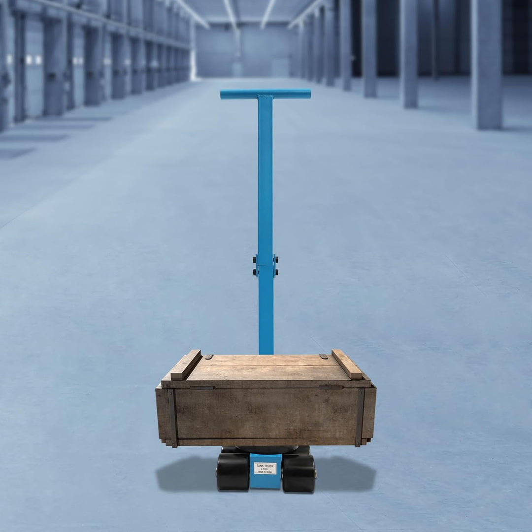 4T Schwerlastfahrwerk Transportfahrwerk Gerades Chassis Gepanzerte Rollen Transportrollen Schwerlast